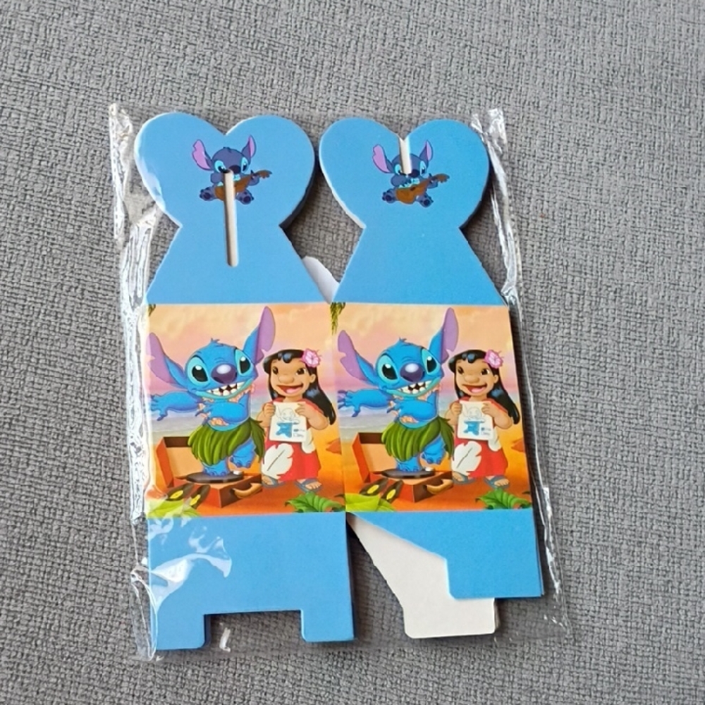 6 New Lilo & Stitch Party Favor Boxes